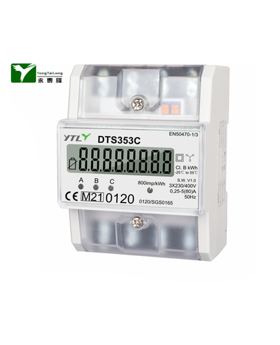 YTL Company DTS353C DIN Rail 3P 4 Model Electricity Meter MID YTL Company DTS353C DIN Rail 3P 4 Model Electricity Meter MID