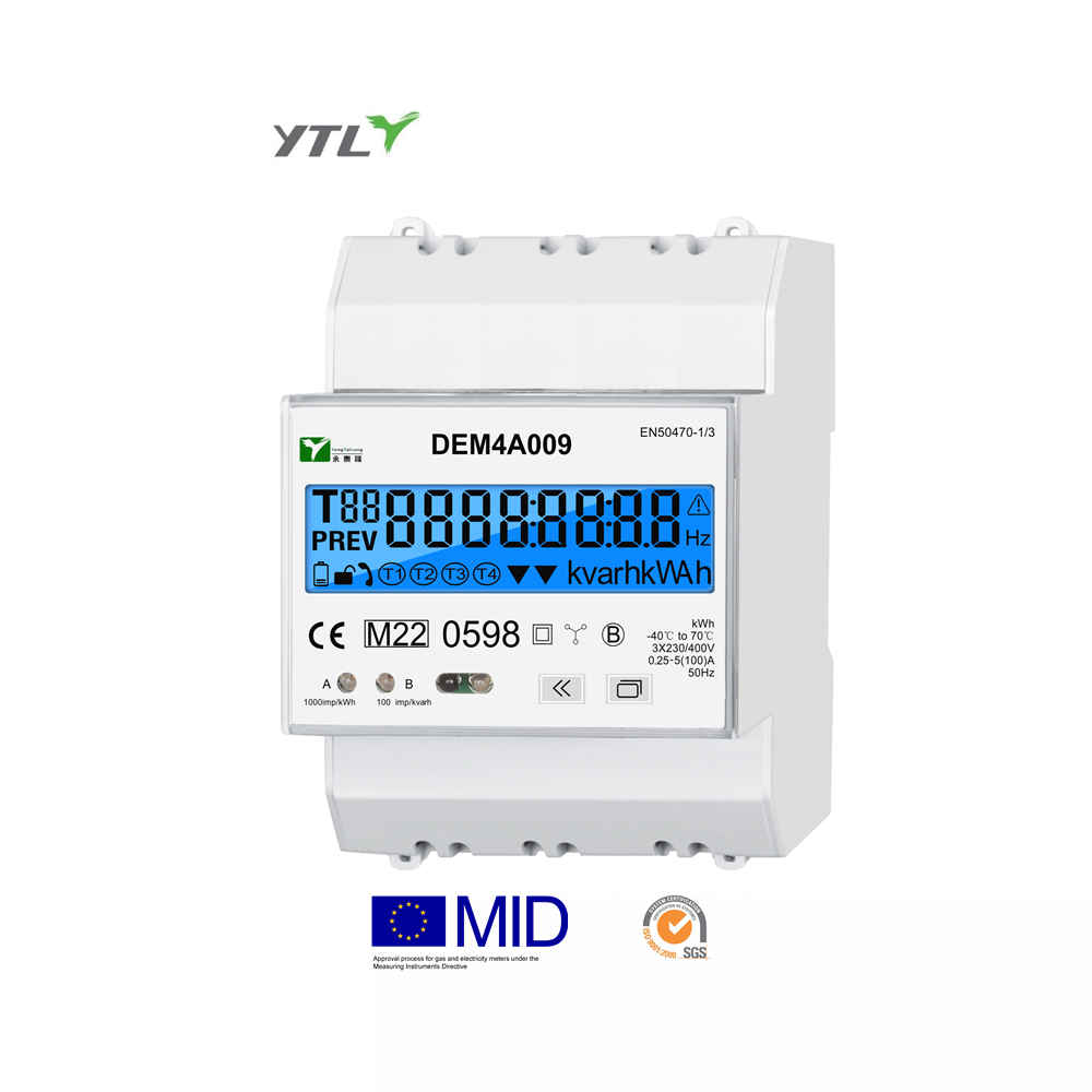 YTL DEM4A 100A Energy meter with RS485 Communication