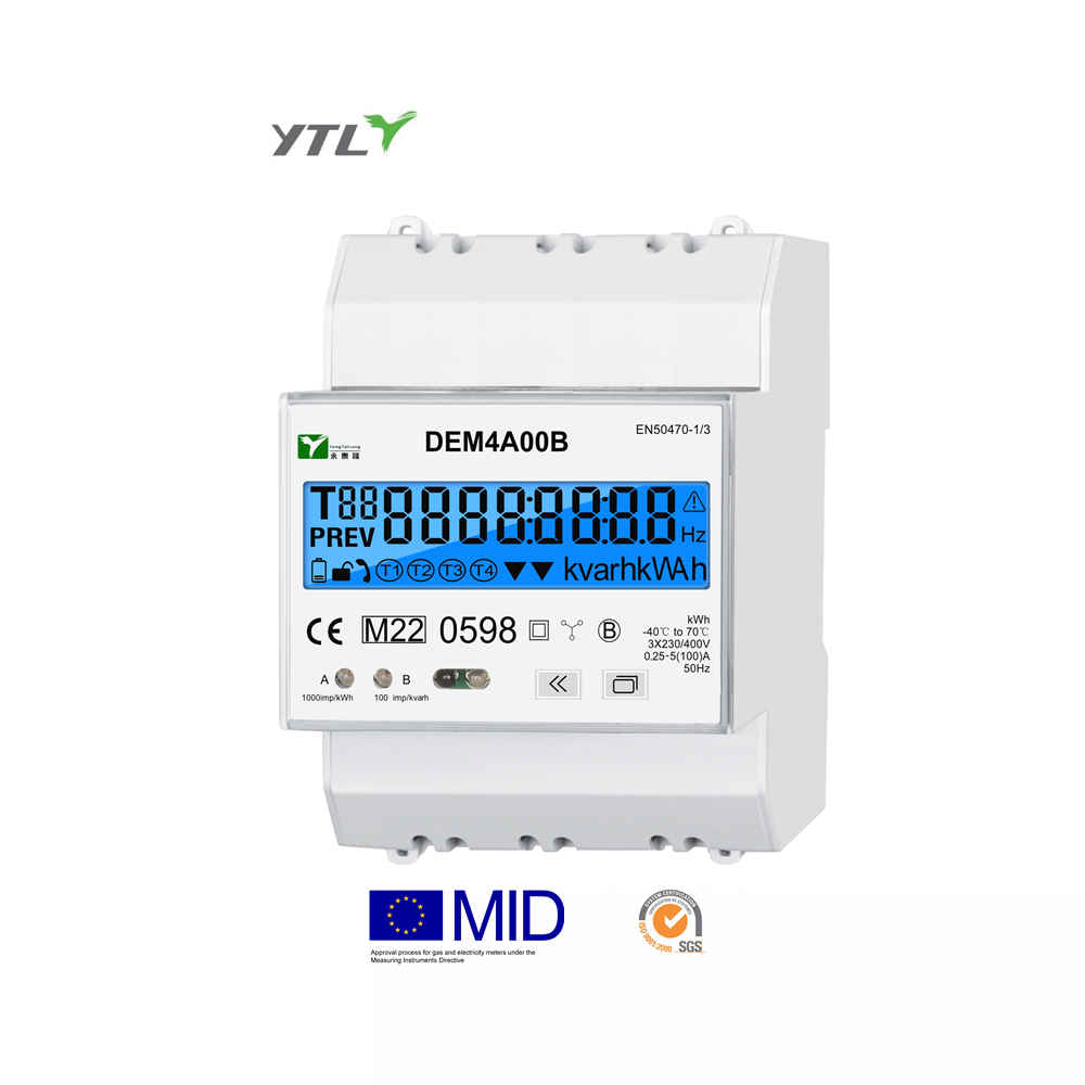YTL DEM4A 100A Energy meter with RS485 Communication