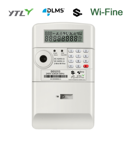 YTL STS Prepaid Wi-Fine Energy Meter Single Phase Wall 