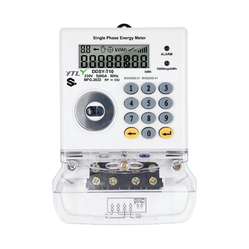 Single Phase YTL Prepayment Smart Energy Meters