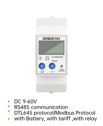 YTL DEM2D Series DC Energy Meter DC Comply with EMC