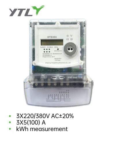 Apartment Suitable Three Phase Four Wire Electronic kWh Meter Apartment Suitable Three Phase Four Wire Electronic kWh Meter