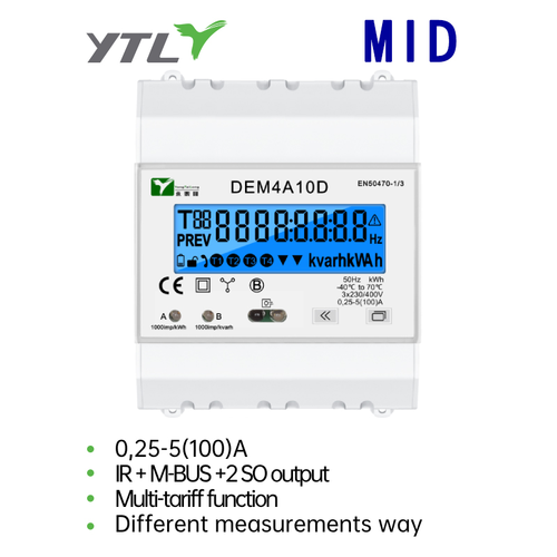 YTL DEM4A Three Phase Meter Mbus Sub Meter YTL DEM4A Three Phase Meter Mbus Sub Meter