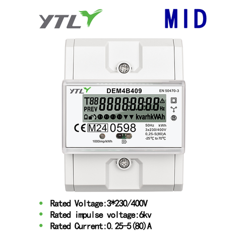 YTL DEM4B Series Digital Power ENERGY Meter YTL DEM4B Series Digital Power ENERGY Meter