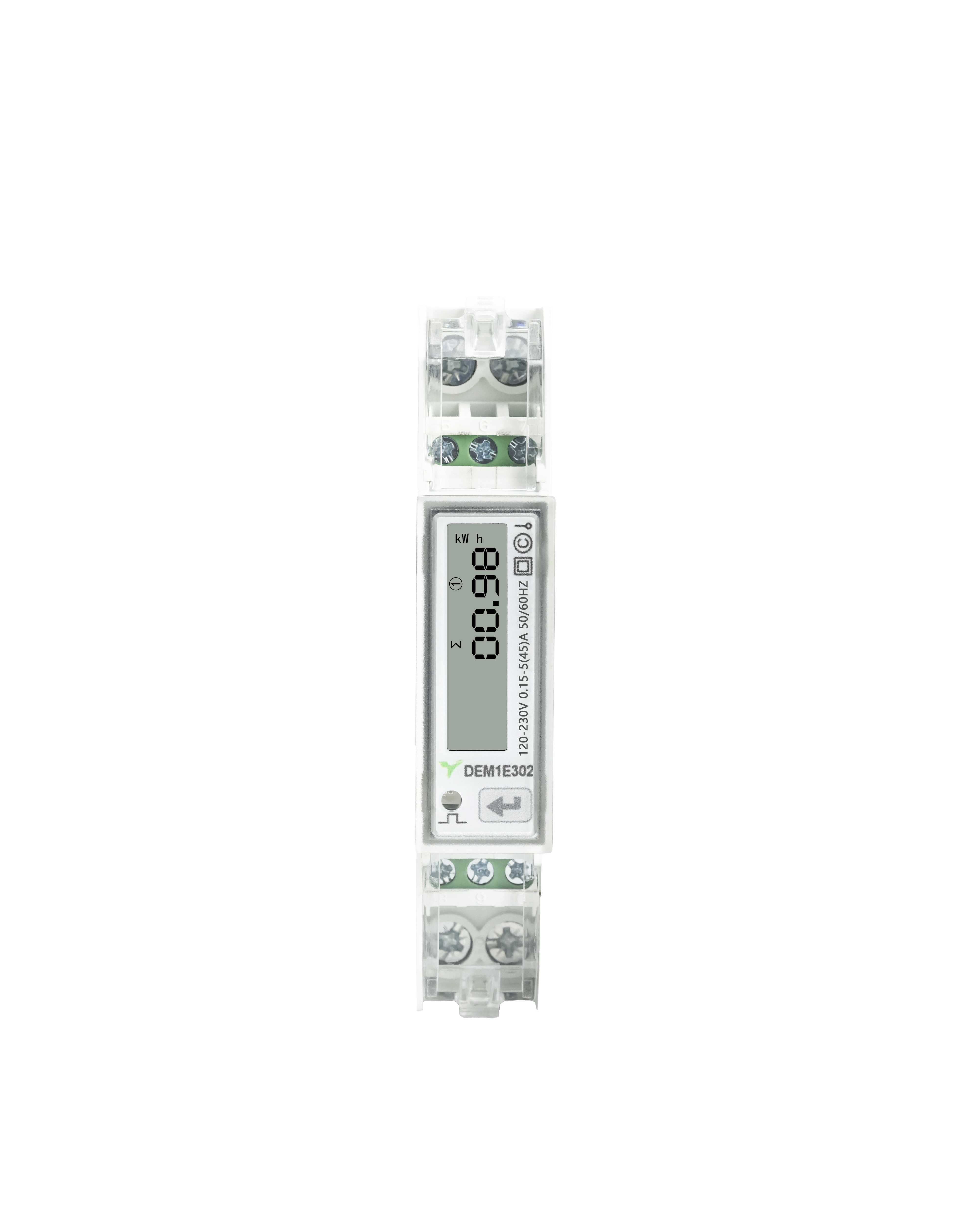 DEM1E302 Single Phase High Refresh MID Din Rail Meter