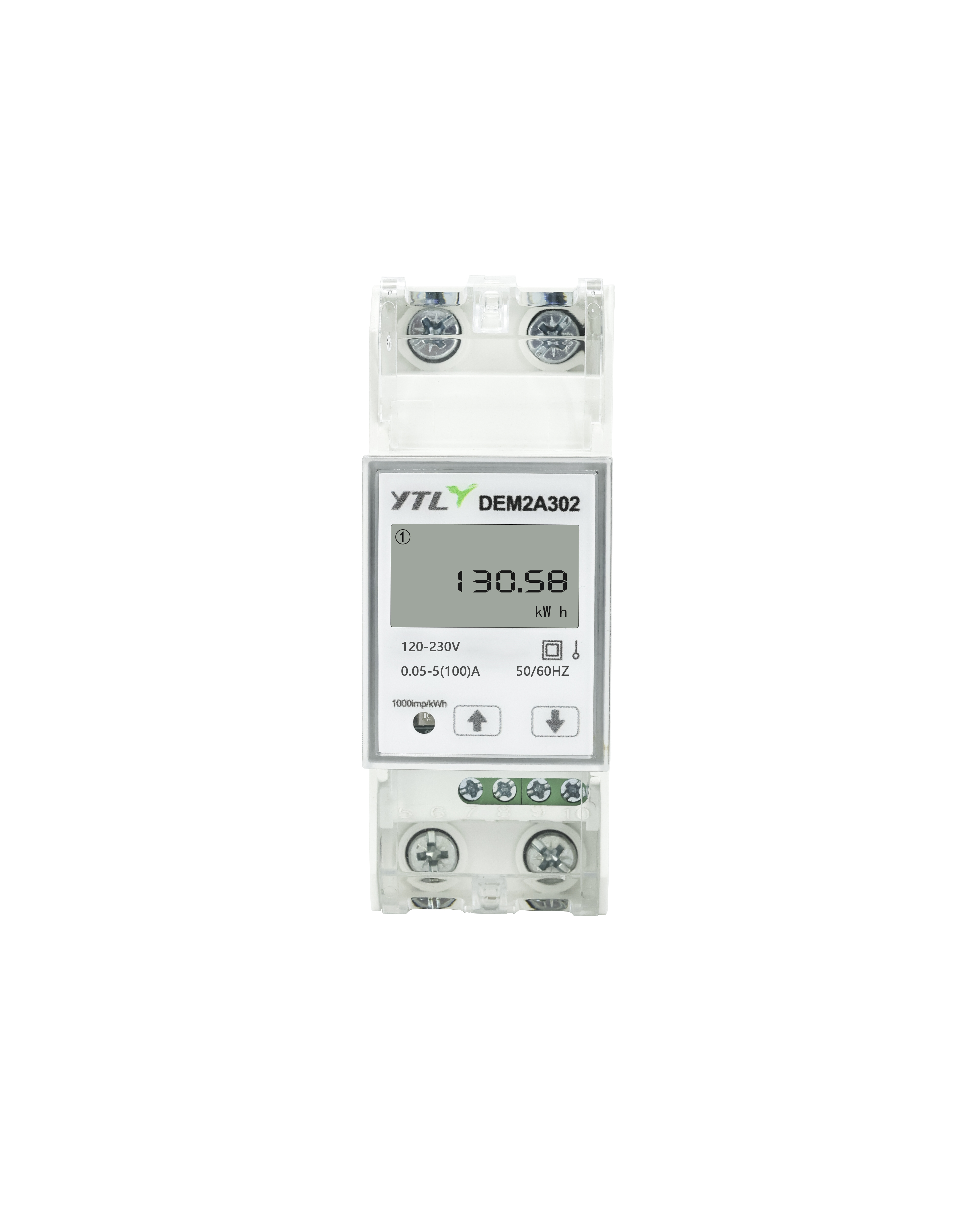 DEM2A302 Single Phase Direct Type High MID Din Rail Meter