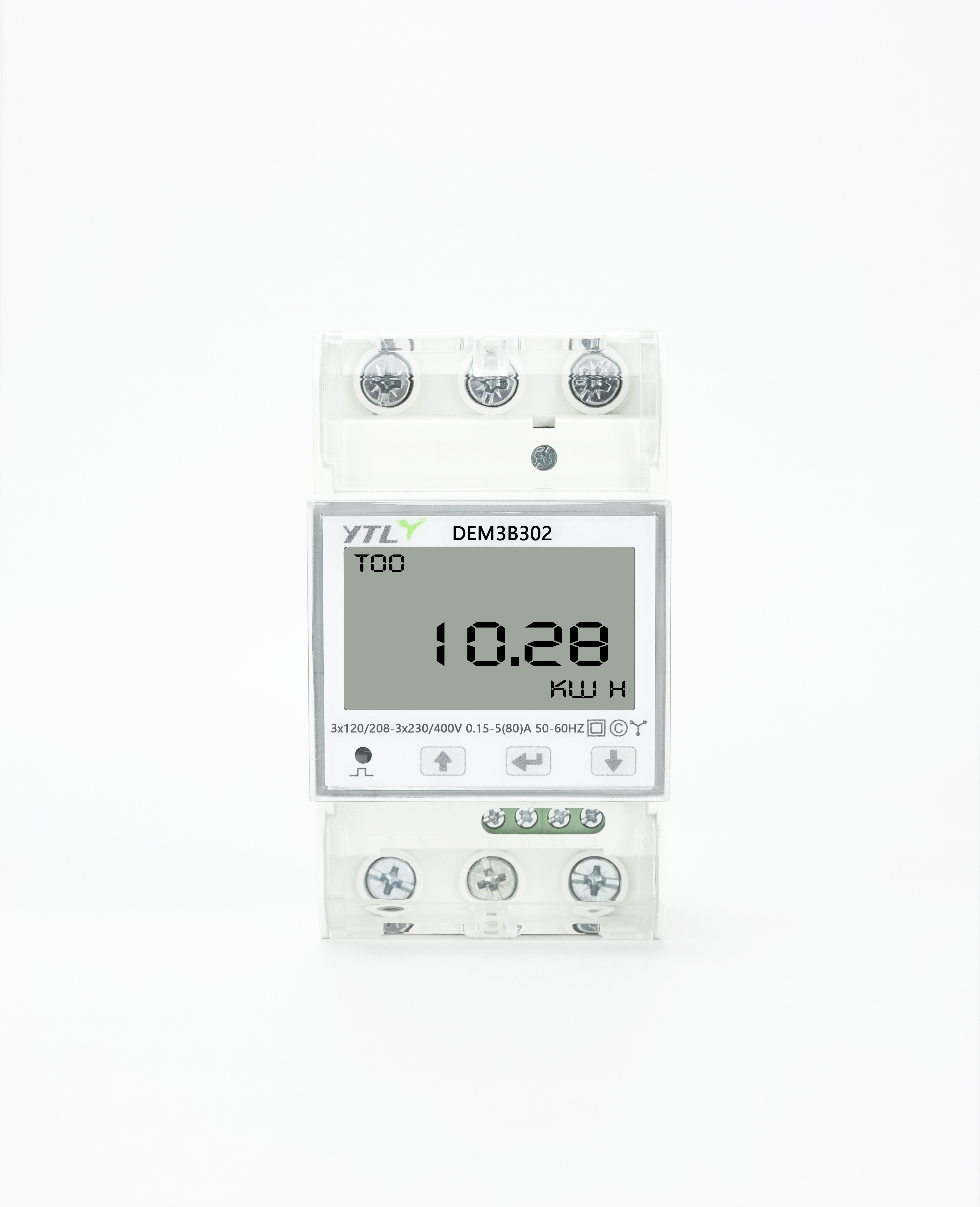 DEM3B302 Three Phase High Refresh MID Din Rail Meter