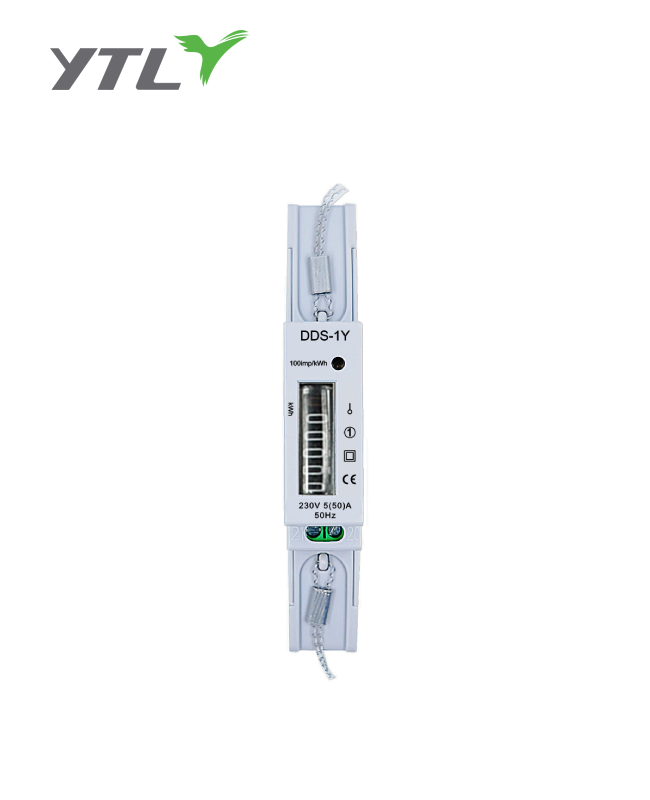 YTL 1 Phase 1 Module smallest Din-Rail mounted Power Meter 