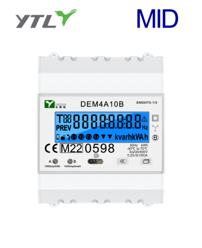 YTL DEM4A Three Phase Electric Energy Meter MID YTL DEM4A Three Phase Electric Energy Meter MID